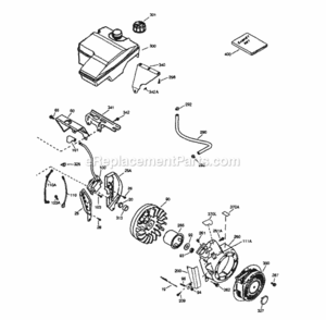 4-Cycle_Engine Diagram and Parts List for 1187-0  Briggs and Stratton Generator
